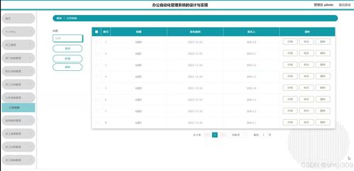 ssm vue办公自动化管理系统 计算机毕业设计